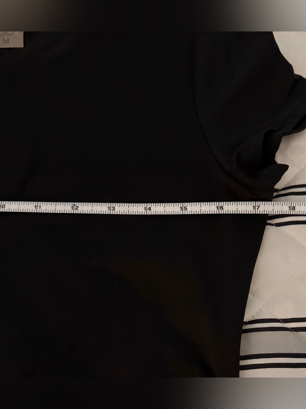 Calia by Carrie Underwood Women’s Black Shirt Medium Cinch Sides Logo Mint - Picture 6 of 8
